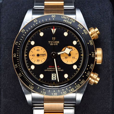 tudor stell end gold video|Tudor Black Bay Chronograph S&G (Steel & Gold) 79363N Tudor .